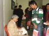 Signing books after a talk at Hindu College, Delhi on February 6, 2013